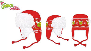 (Pre-Order) Licensed The Grinch – Fuzzy and Cozy Trapper Hat