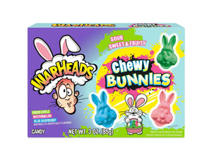 Warheads : Chewy Easter Bunnies 3 oz [BB-6/26]