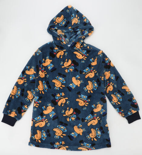 Dog Man Hoodie Blanket (Youth Sized)