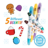 Glitter Smelly Gellies, Set Of 5, Holiday Scents