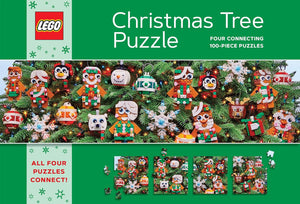 Lego Christmas Tree Puzzle
Four Connecting 100-Piece Puzzles