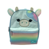 Squishmallows Mini Backpack : Caedia the Cow - 11" Fuzzy With 3D Ears