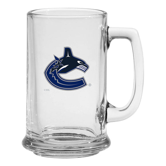 (PRE-ORDER) Vancouver Canucks NHL 15oz Glass Sports Mug [ALL PRE-ORDERS ARE FINAL]