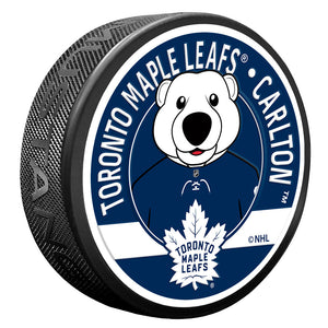 (PRE-ORDER) Toronto Maple Leafs Carlton Mascot Textured Collectors Series Puck [ALL PRE-ORDERS ARE FINAL]