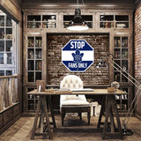 (PRE-ORDER) Toronto Maple Leafs NHL 23" Stop Fans Only Sign [ALL PRE-ORDERS ARE FINAL]