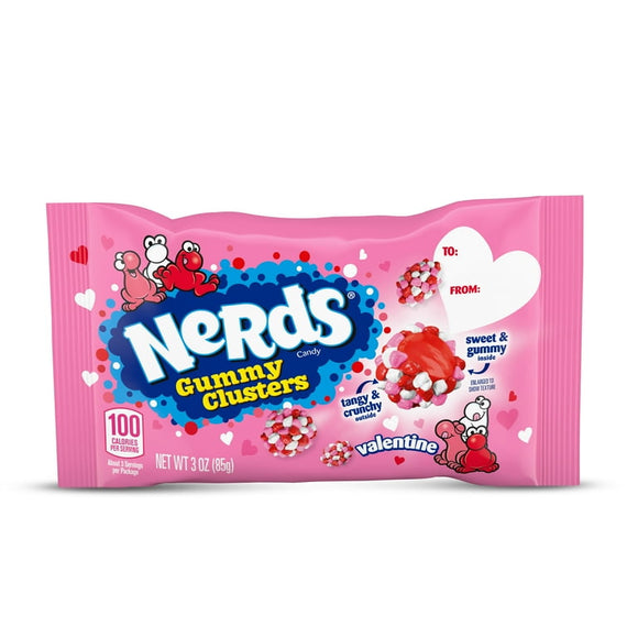 Nerds Valentine Gummy Clusters Special Edition - 3 OZ [BB-09/16/25]