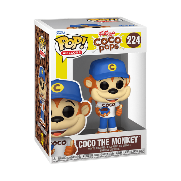 FUNKO POP! AD ICONS : KELLOGG'S COCO POPS - COCO THE MONKEY (RARE)