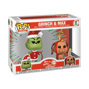 Funko Pop! Dr Suess How The Grinch Stole Christmas - Grinch and Max 2 Pack