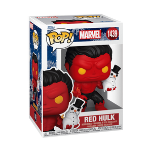 Funko Pop! Red Hulk with Snowman