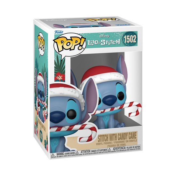 Funko Pops! Disney's Stitch with Candy Cane