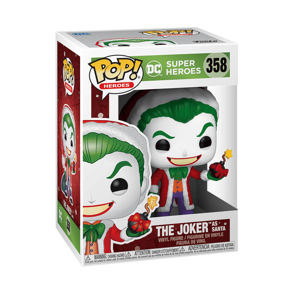 Funko Pops! DC Comics - The Joker As Santa