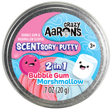 NEW Crazy Aaron's Duo's 2 - In - 1 : SCENTsory Putty™ Bubblegum/Marshmallow