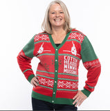 Elf Cotton Headed Ninny Muggins Christmas Cardigan (Various Sizes)