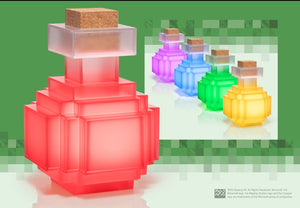 Minecraft Illuminating Potion Bottle - Collectors series (Lights Up 5 Different Potions)