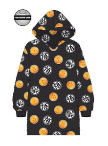 (Pre-Order) Dragon Ball Z Hoodie Blanket (Youth Sized)