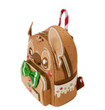 Loungefly Premium : Disney
Stitch Gingerbread Scented Mini Backpack With Scrump and Angel Designs