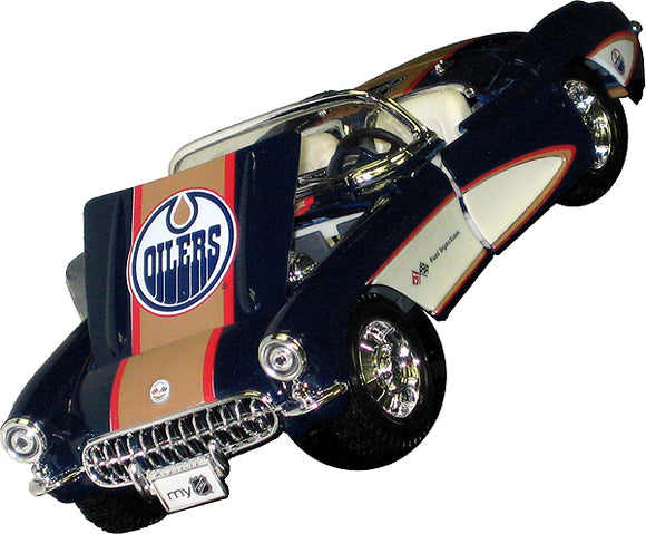 EDMONTON OILERS NHL 1/24 SCALE '57 CORVETTE