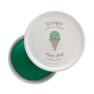 The Dough Parlour : LIMITED EDITION Mint Chip - Christmas Scented Dough (Comes in Gingerbread House Favor Box)