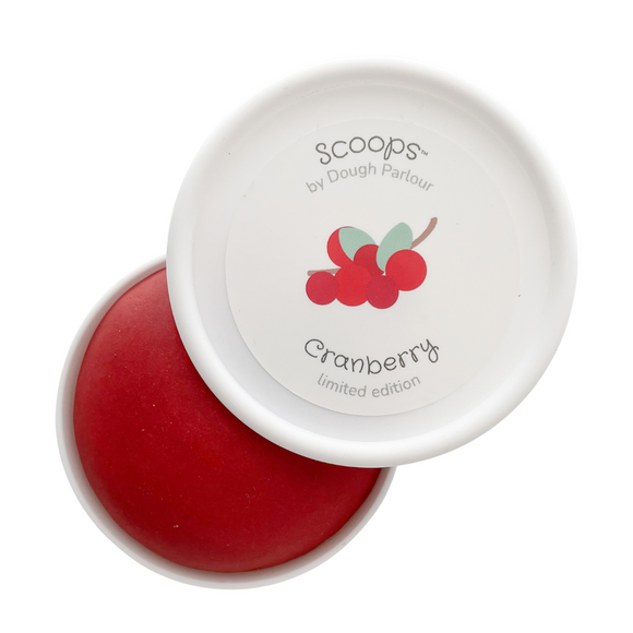 The Dough Parlour : LIMITED EDITION Scoops Cranberry - Christmas Scented Dough (Comes in Favor Box)