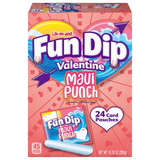 Lik-m-aid : Fun Dip Valentine's Maui Punch - 24 Pack 10.32 oz. Box [BB-04/26]