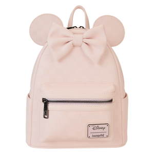 (PRE-ORDER) Loungefly : Disney
Minnie Mouse Checkered Texture Mini Backpack [ALL PRE-ORDERS ARE FINAL]