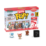 Funko Pop! Bitty Pop! Rudolph the Red-Nosed Reindeer 4-Pack Series 1 (Display Shelf Included)