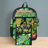 Teenage Mutant Ninja Turtles - Skateboarding Kids 16" Backpack and 5 Piece Set