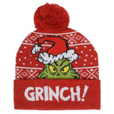 The Grinch Peekaboo - Kids Pom Beanie & Gloves Set