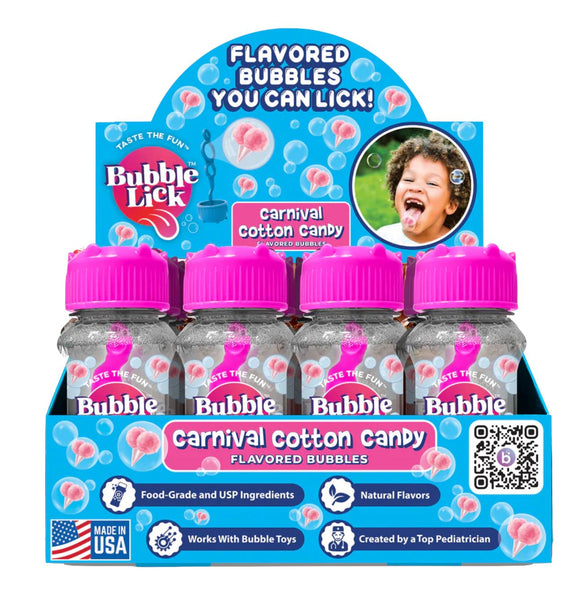 (Pre-Order) Bubble Universe : Bubble Treats - Carnival Cotton Candy Flavored FOR KIDS , 2.5-oz [ALL PRE-ORDERS ARE FINAL]