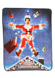 National Lampoon’s Christmas Vacation - Micro Raschel : Comfy Throw Blanket (4ft X 5ft)