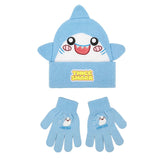 Lanky Box – Thicc Shark Big Face Youth Beanie & Glove Set (O/S)