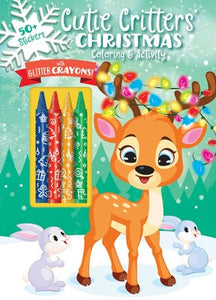 Cutie Critters' Christmas Color & Activity with Crayons