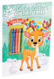 Cutie Critters' Christmas Color & Activity with Crayons