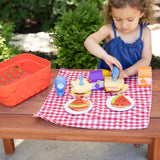 Fat Brain Toys : Pretendables Picnic Basket Set - 26 Pieces