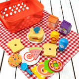 Fat Brain Toys : Pretendables Picnic Basket Set - 26 Pieces