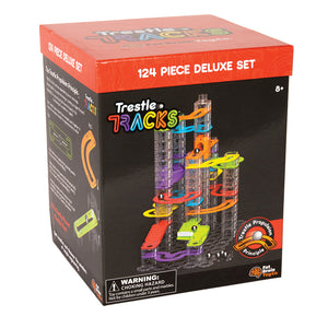 Fat Brain Toys : Trestle Tracks - Deluxe Set 124 Piece