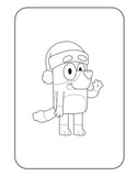 Bluey: Merry Christmas: A Coloring Book