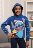 Disney's Stitch : Holiday Skimmer Girl's Hoodie (Size 4/5)