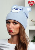 Grumpy Bear Care Bears Knit Hat for Adults (O/S)