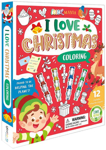 I Love Christmas Coloring
Activity Set with Stackable Snowman Crayons