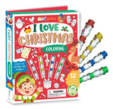 I Love Christmas Coloring
Activity Set with Stackable Snowman Crayons