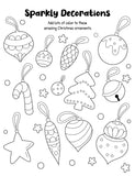 I Love Christmas Coloring
Activity Set with Stackable Snowman Crayons