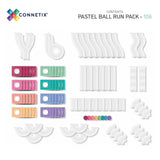 Connetix MagneticTiles : Pastel Ball Run Pack 106 pc