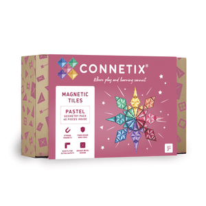 (PRE-ORDER) Connetix : Pastel Geometry Pack 40 pc (ALL PRE-ORDERS ARE A FINAL SALE)