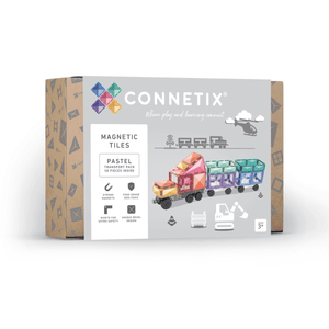 (PRE-ORDER) Connetix : Pastel Transport Pack 50 pc (ALL PRE-ORDERS ARE A FINAL SALE)