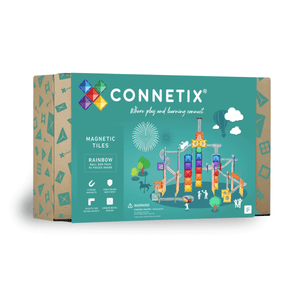 Connetix Magnetic Tiles : Rainbow Ball Run Pack 92 pc