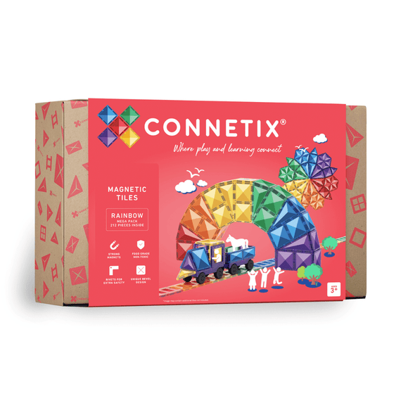 (PRE-ORDER) Connetix : Rainbow Mega Pack 212 pc (ALL PRE-ORDERS ARE A FINAL SALE)