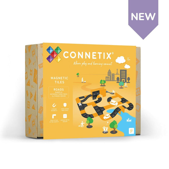 (PRE-ORDER) Connetix : Ramps & Intersections Pack 16 pc (ALL PRE-ORDERS ARE A FINAL SALE)