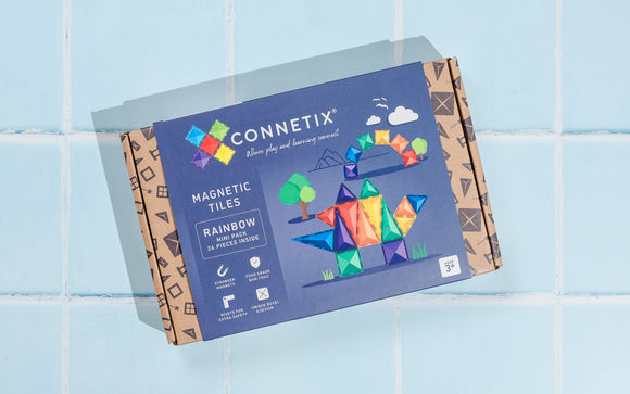 (PRE-ORDER) Connetix : Rainbow Mini Pack 24 pc (ALL PRE-ORDERS ARE A FINAL SALE)