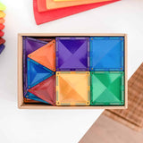 Connetix Magnetic Tiles : Rainbow Starter Pack 60 pc